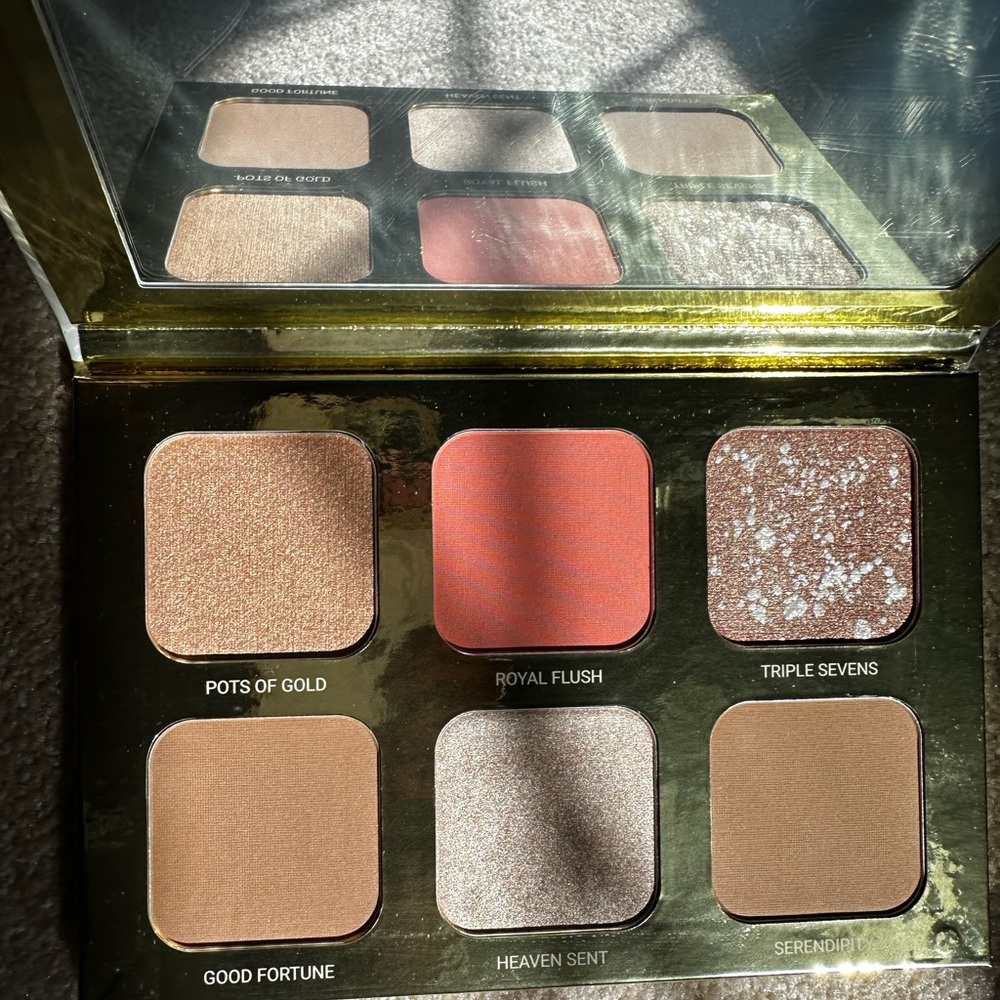 True + Luscious Lucky Glow Highlighter Palette - White